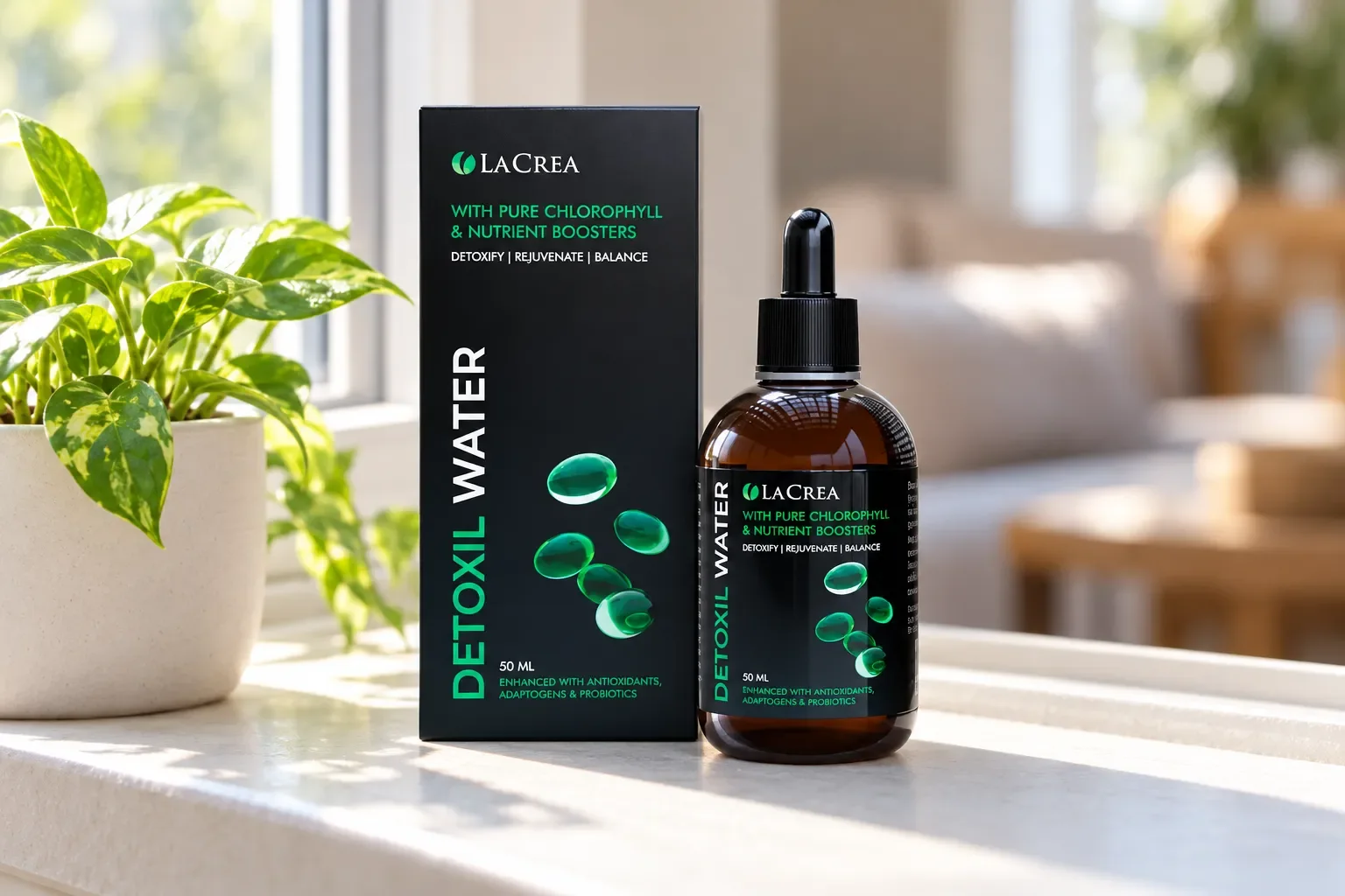 Detoxil Water Liver — opakowanie na co dzień