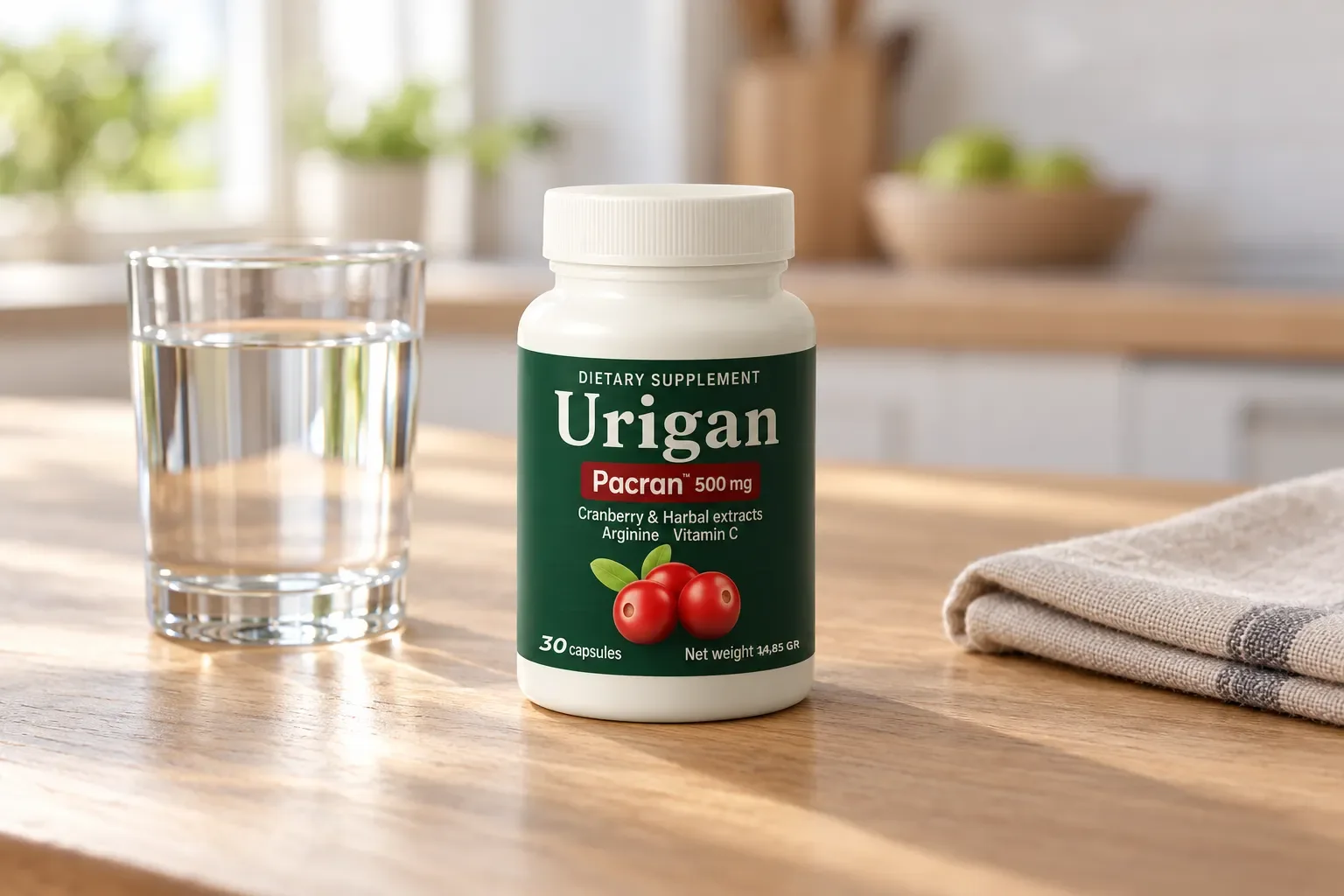 Urigan — opakowanie na co dzień